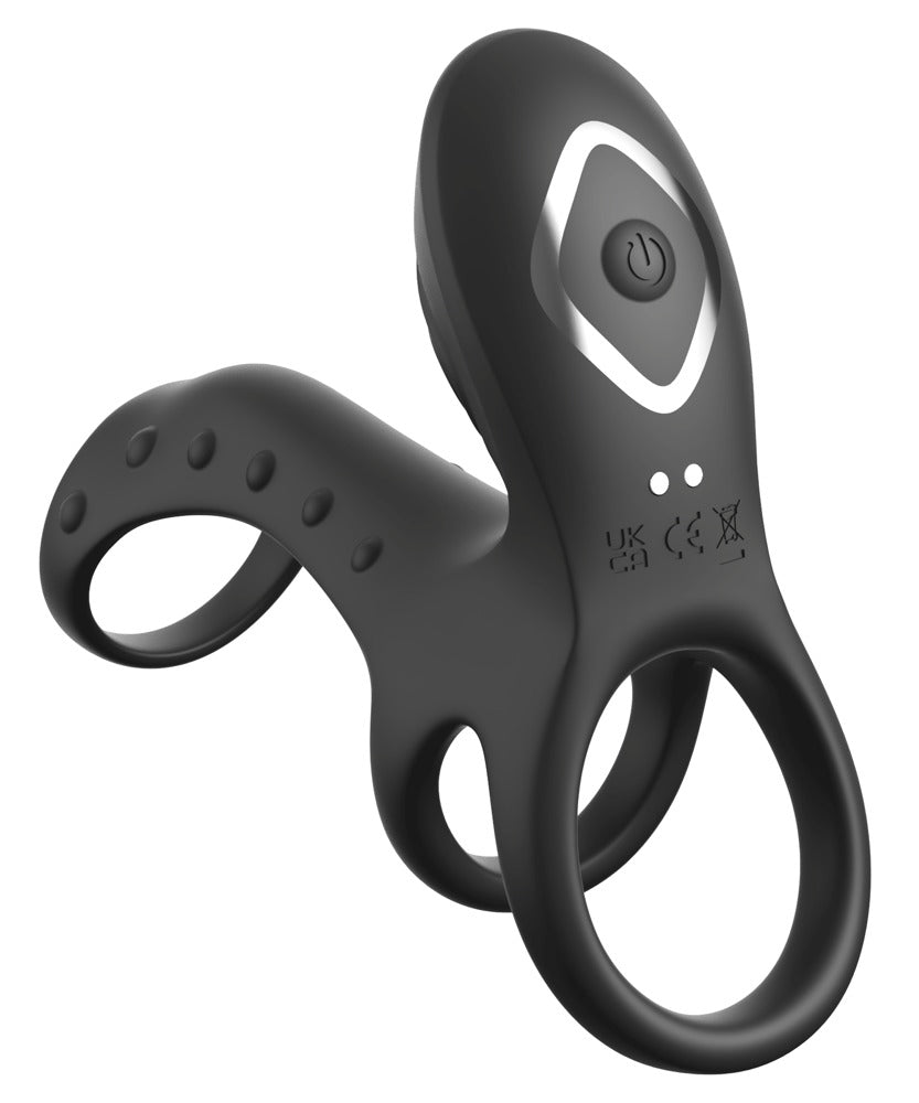 FCR Couples Cage Pro Black - Anillo Vibrador para Parejas