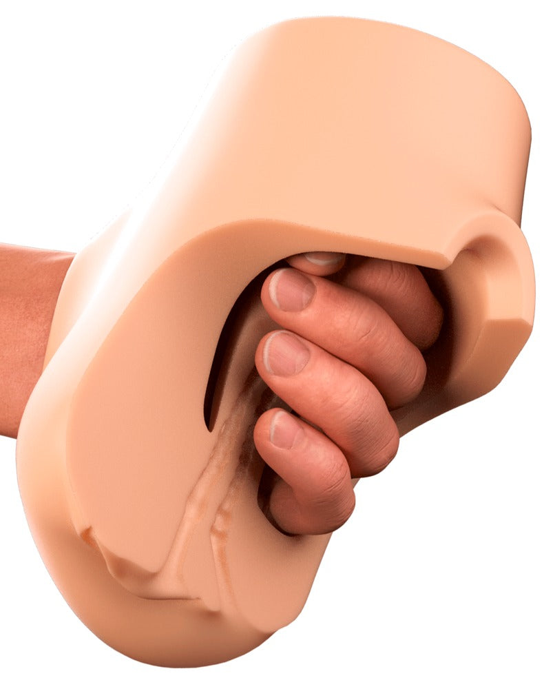 PDX Plus Double Pounder Vibrating - Masturbador con Vibración y Doble Canal