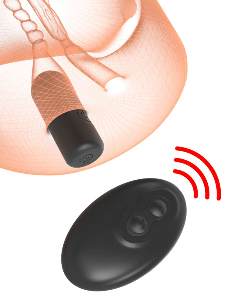 PDX Plus Double Pounder Vibrating - Masturbador con Vibración y Doble Canal