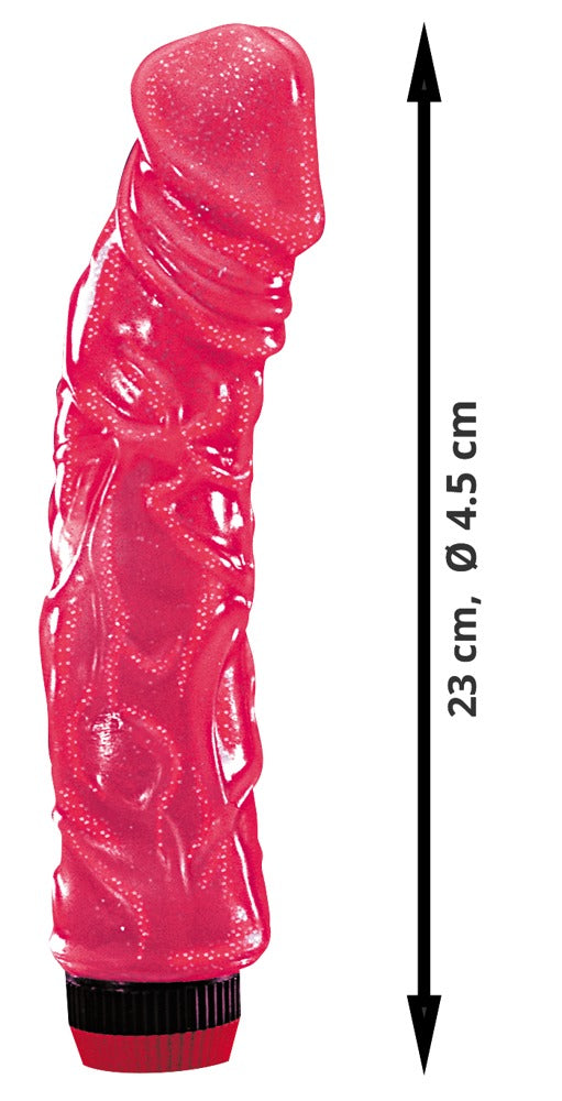 Vibrador Big Jelly You2Toys - Realista Flexible con Vibración Ajustable