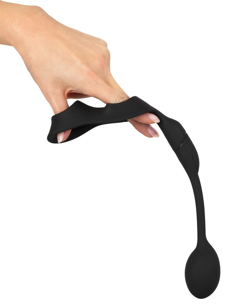 Anillo Peneano Rebel con Plug Anal Vibrador Controlable