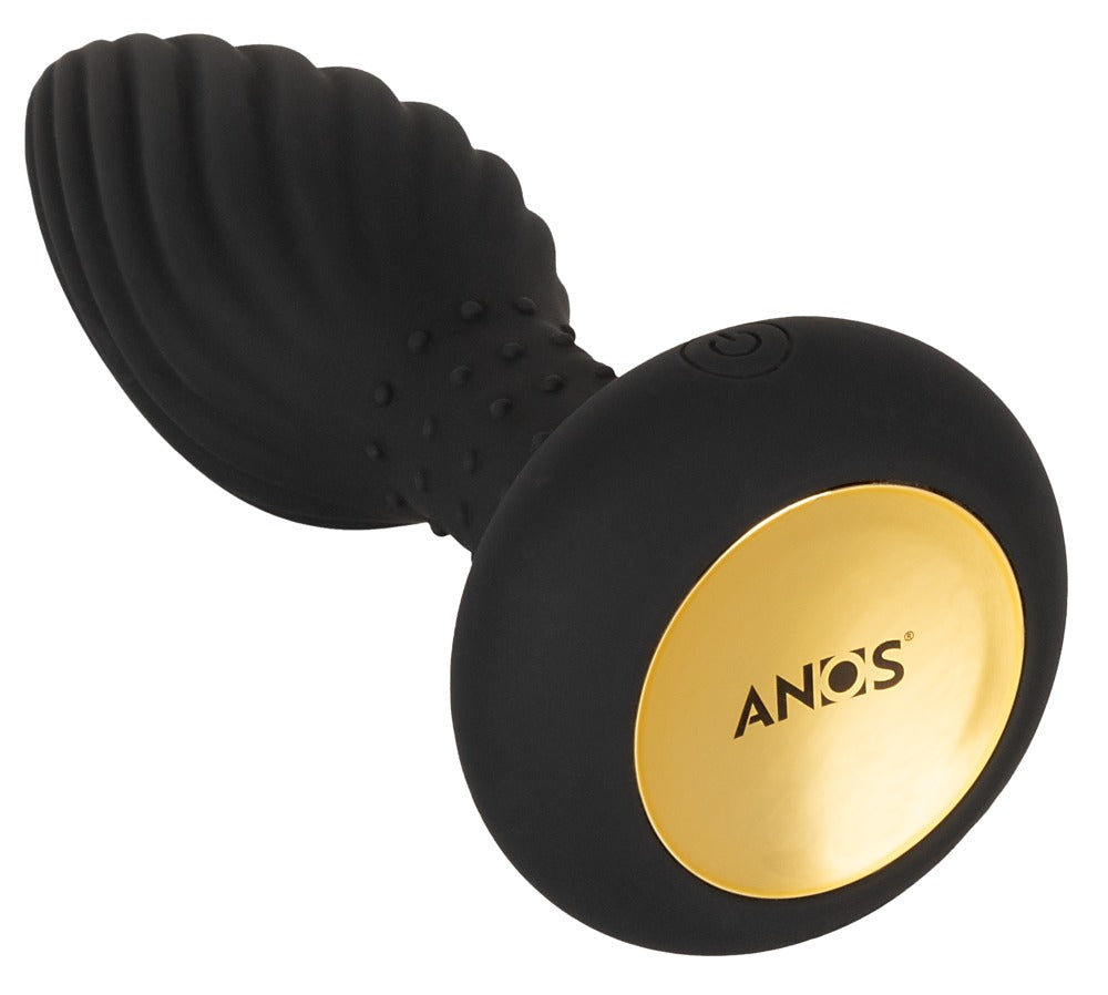 Plug Anal Textured Rotating Beads ANOS - Control Remoto