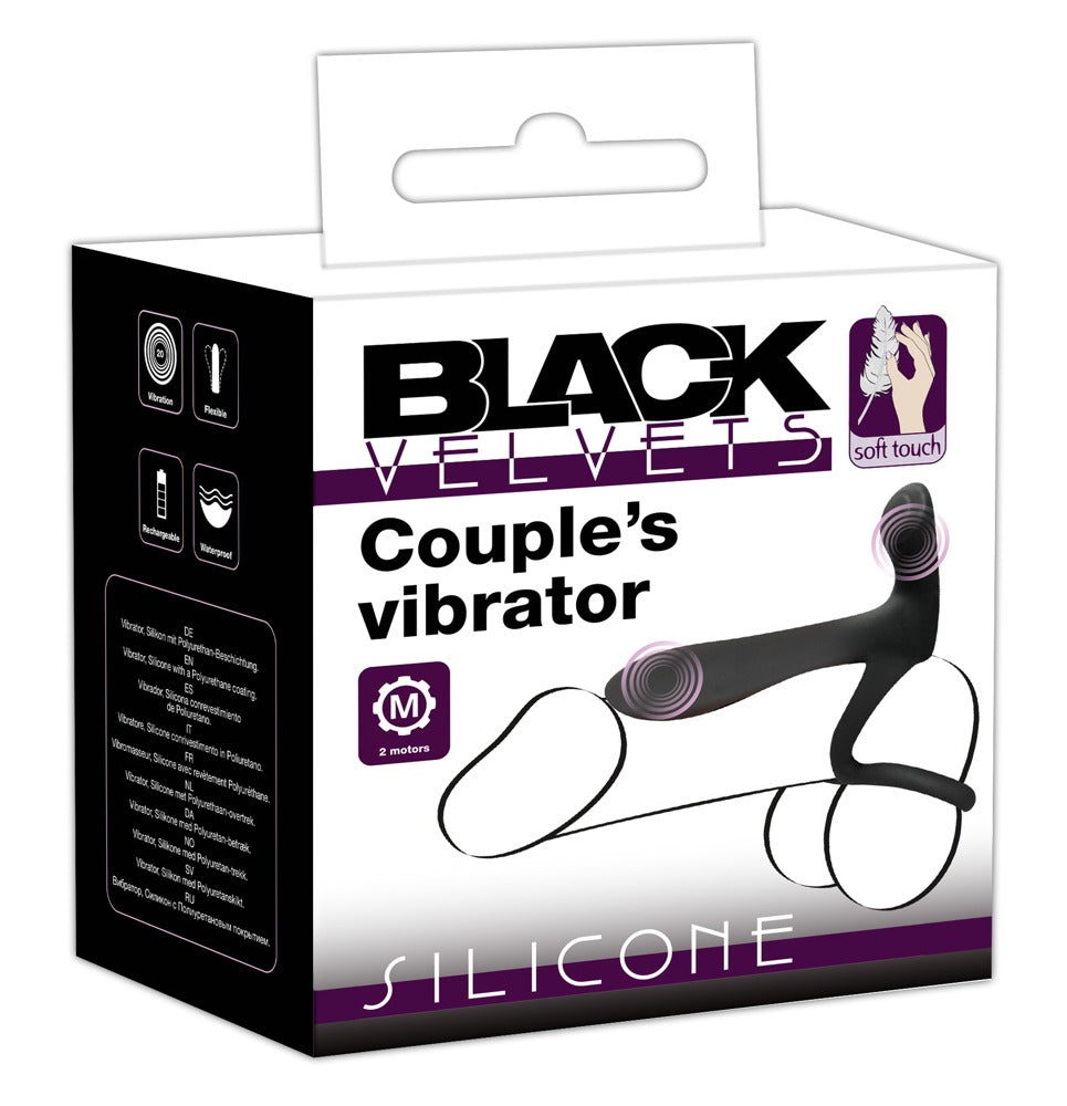 Black Velvets Couples Vibrator - Anillo Vibrador para Parejas