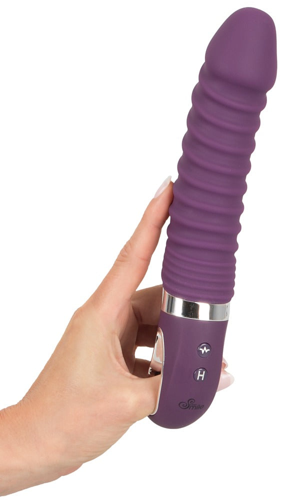 Sweet Smile Warming Soft Vibra - Vibrador Flexible con Calor y 12 Modos
