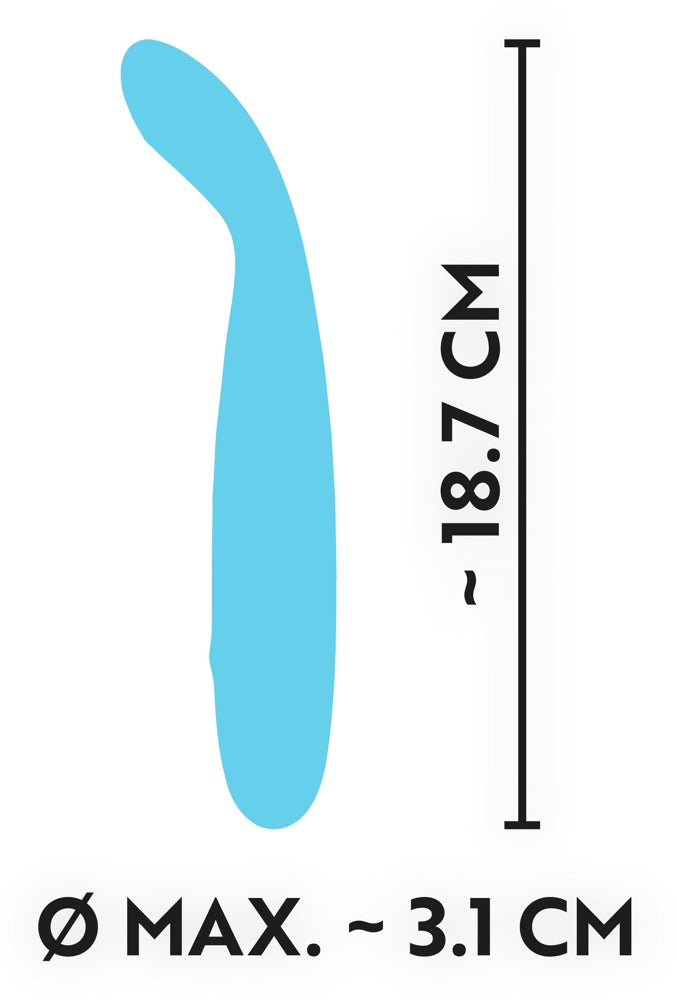 Cuties Mini Vibrador Azul 2.G - Minivibradores Discreto y Potente