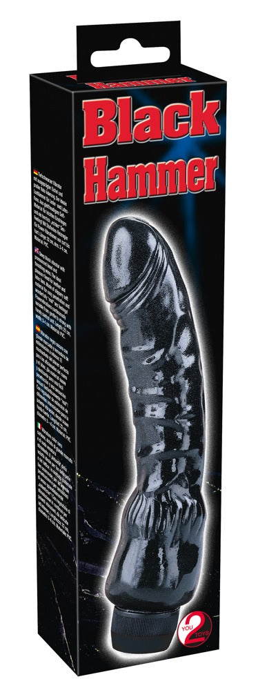 Vibrador Black Hammer You2Toys - Realista y Discreto