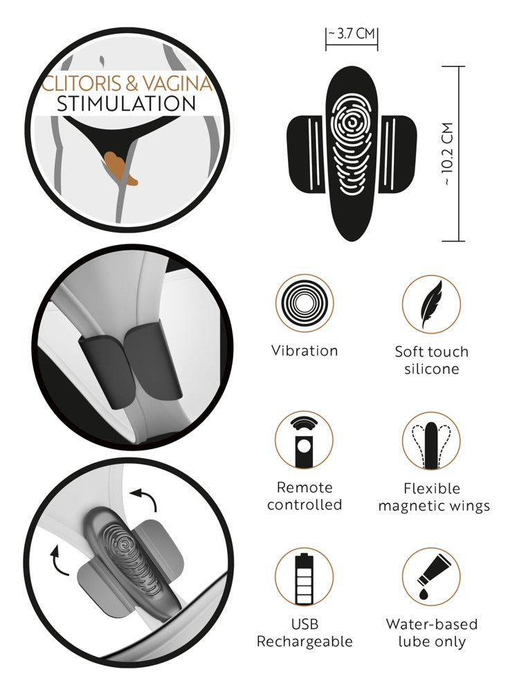 GOGasm Panty Vibe - Vibrador para Braguitas con Control Remoto
