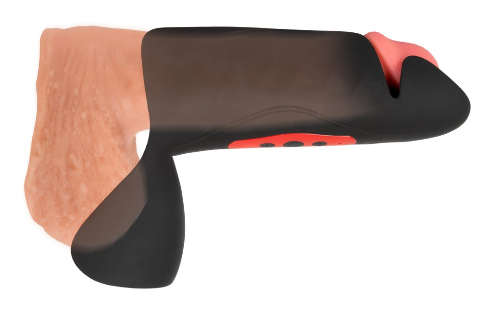 Rebel Vibrating Penis Trainer - Masturbador con Vibración y 3 Puntos de Estimulación