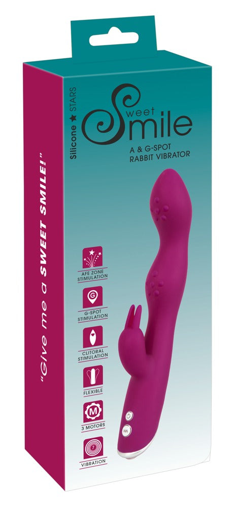 Sweet Smile A,G&C Spot Vibrato - Vibrador Triple Estimulación