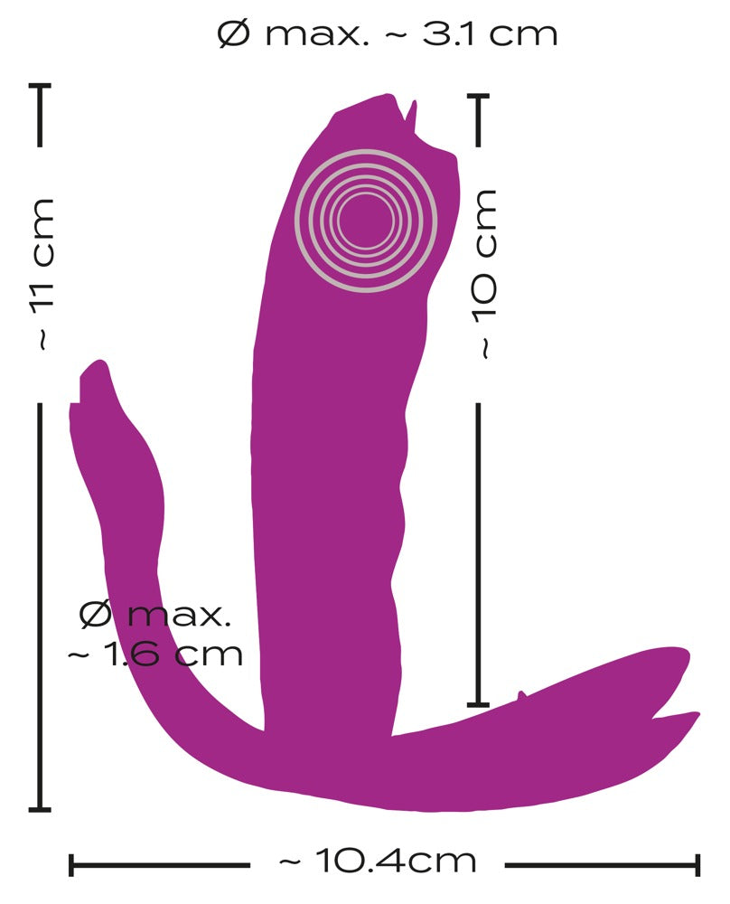 Javida Licking Panty Vibe - Vibrador Estimulador Multifunción con Control Remoto