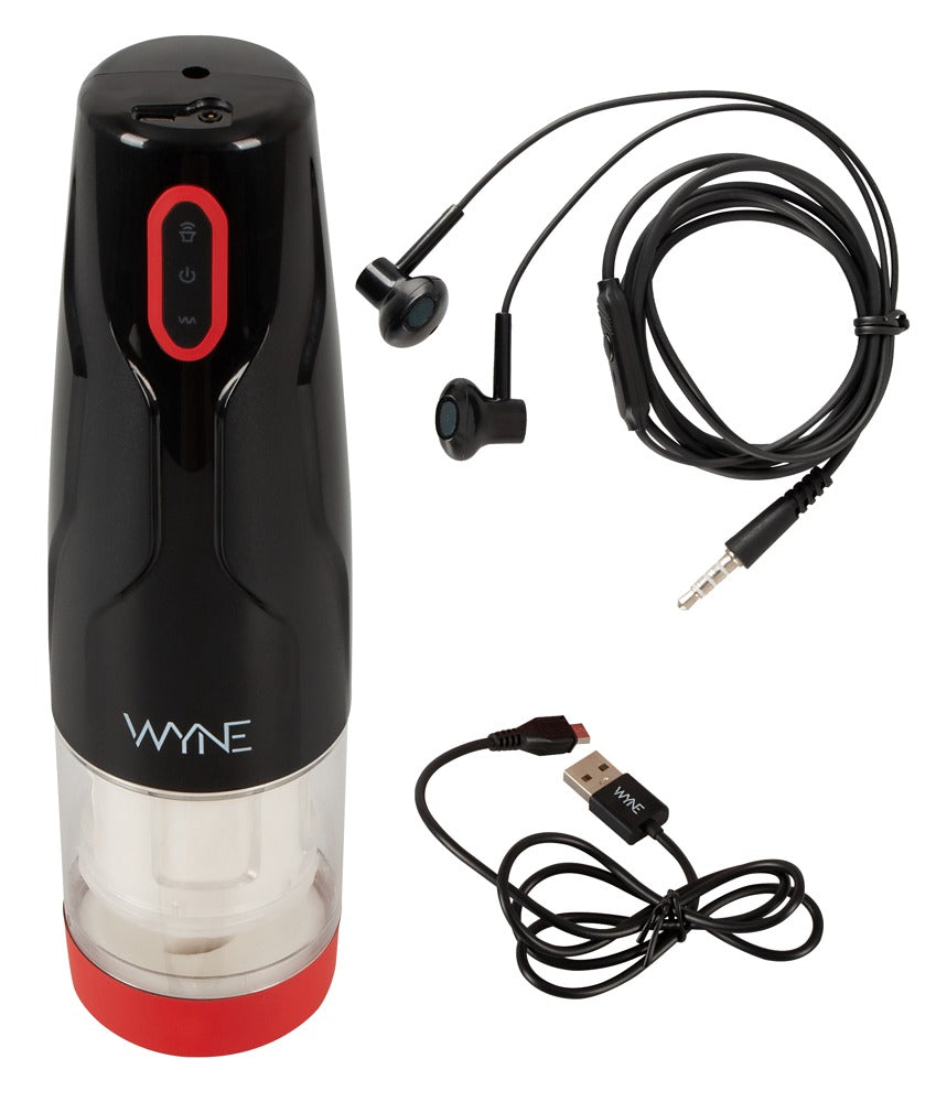 WYNE Masturbador 05 - Estimulador con Vibración y Función de Empuje
