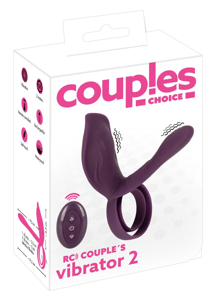 Couples Choice RC Couple's Vibrator - Anillo Vibrador para Parejas