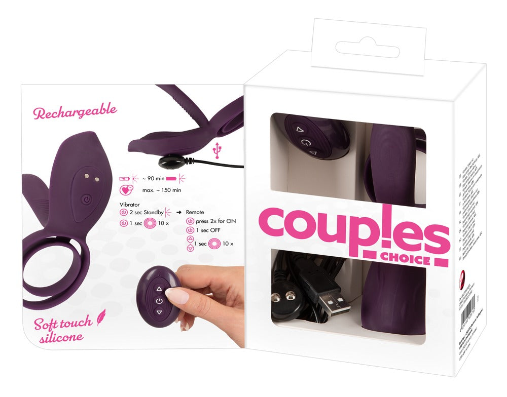 Couples Choice RC Couple's Vibrator - Anillo Vibrador para Parejas