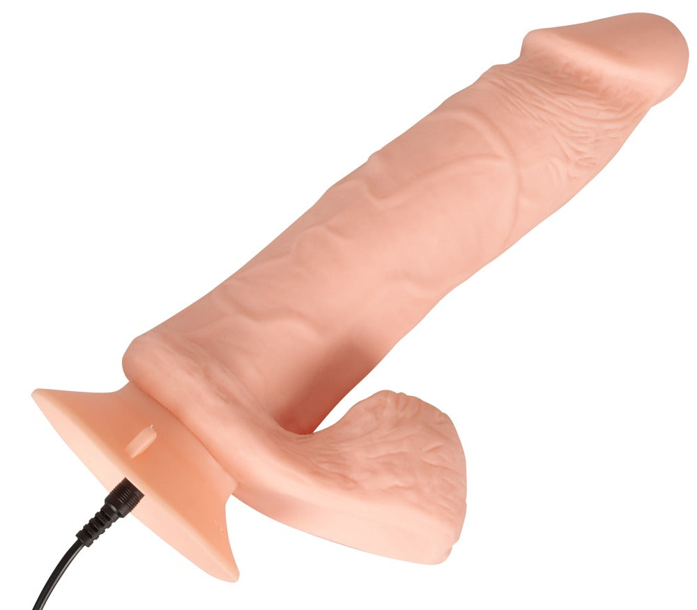 Nature Skin Vibrador Realista Flexible con Control Remoto Inalámbrico