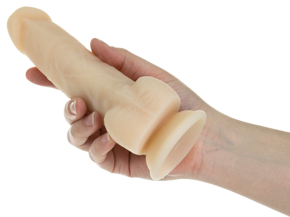 Vibrador Realista 7" Rotating & Vibrating Dong Naked Addiction