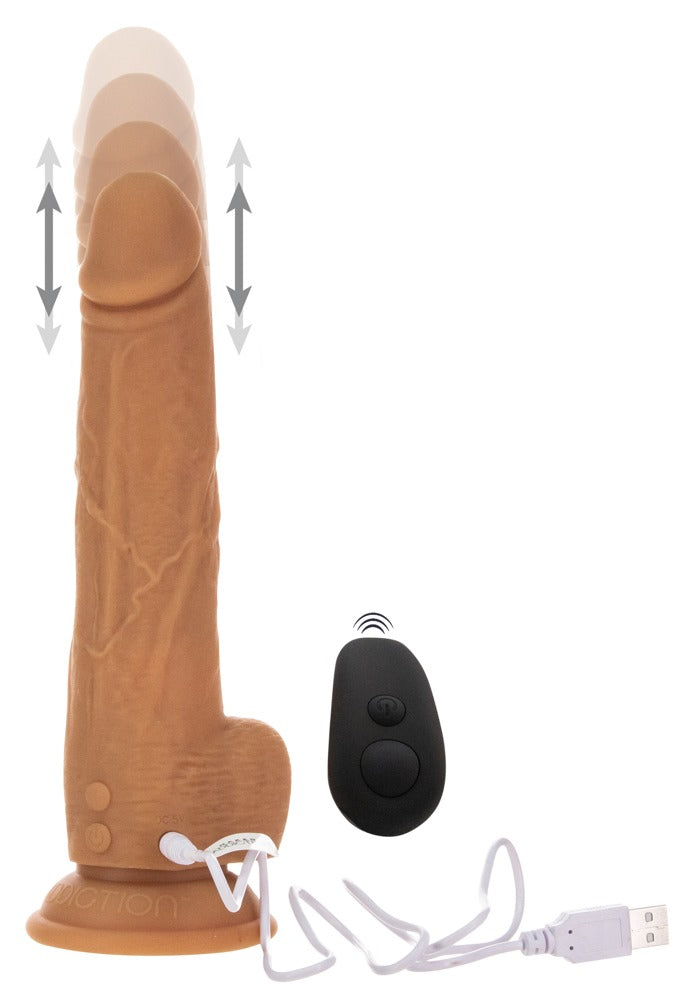 Thrusting Dong RC 9" Caramel - Naked Addiction