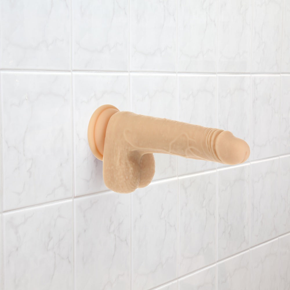 Vibrador Realista 7.5" Rotating & Thrusting con Rotación y Empuje - Naked Addiction