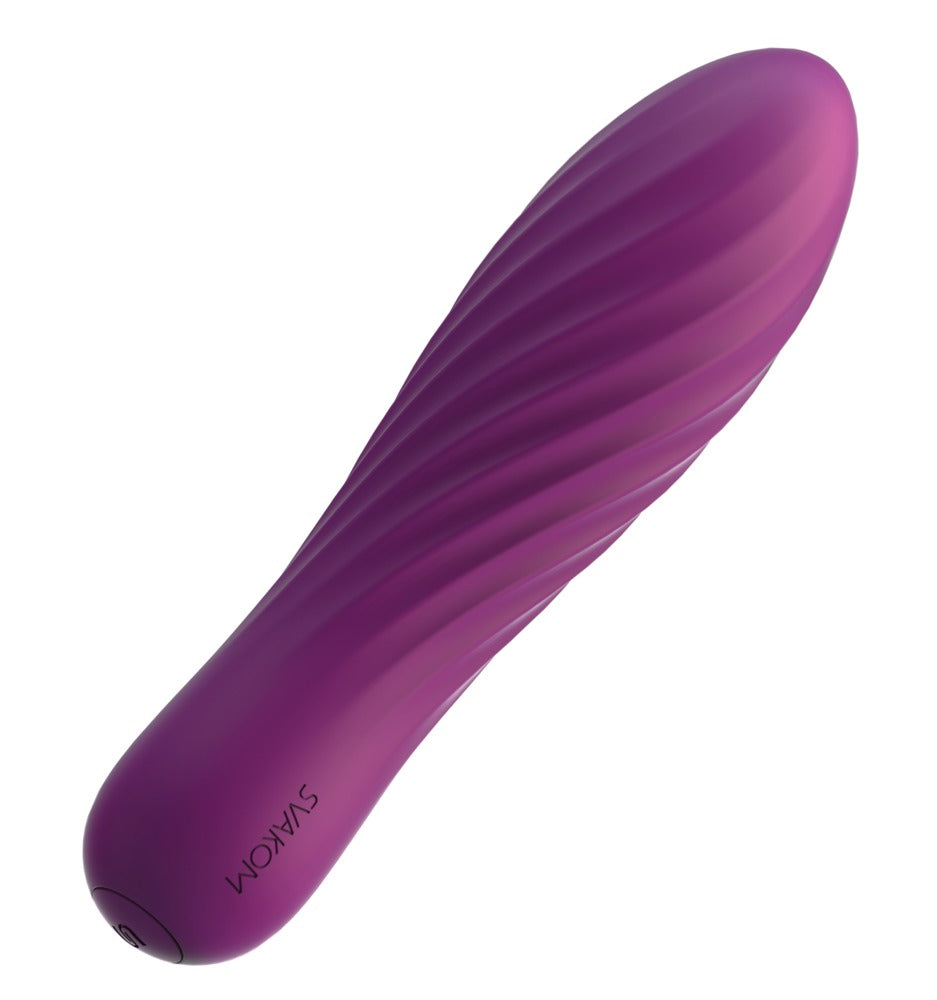 Tulip Violet - Minivirador Compacto de Silicona SVAKOM