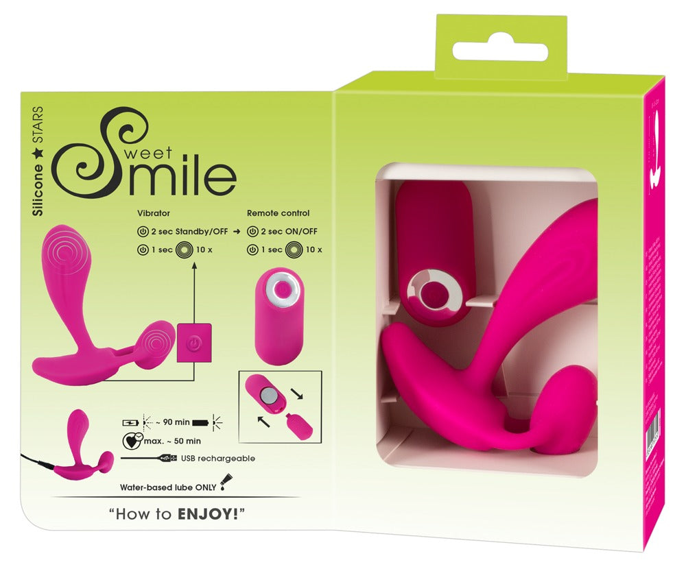 Sweet Smile RC C-&G-Spot Vibra - Vibrador Dual Point G y Clítoris
