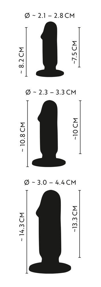 ANOS Butt Plug Training Kit - Set de 3 Plugs Anales Progresivos