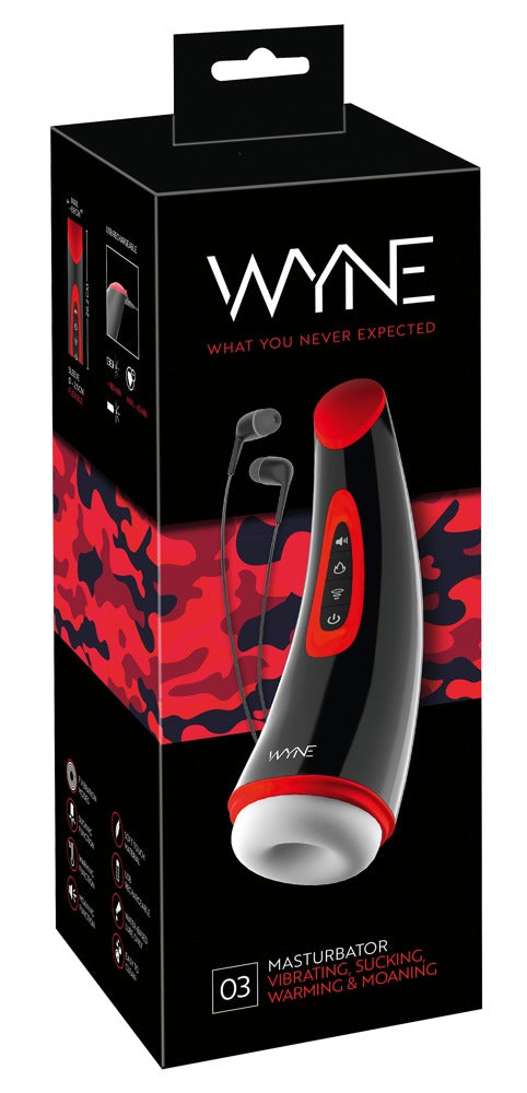 WYNE Masturbador 03 - 7 Modos de Vibración y Succión con Calor