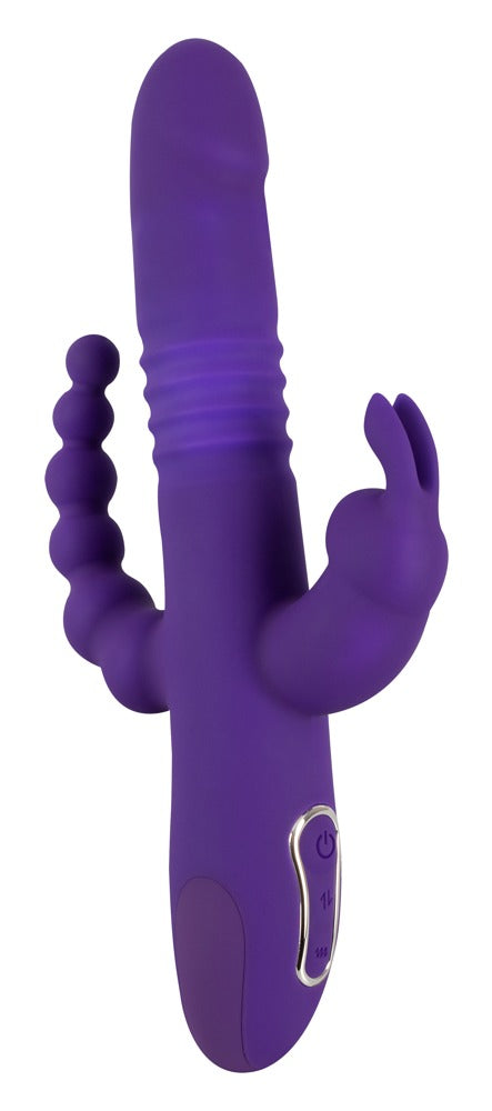 Sweet Smile Triple Thrusting V - Vibrador Punto G Triple Estimulación