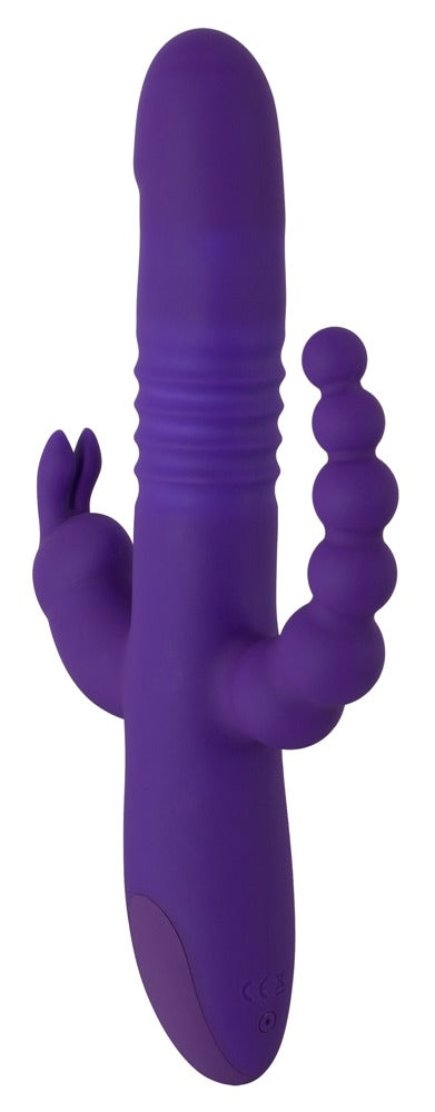 Sweet Smile Triple Thrusting V - Vibrador Punto G Triple Estimulación