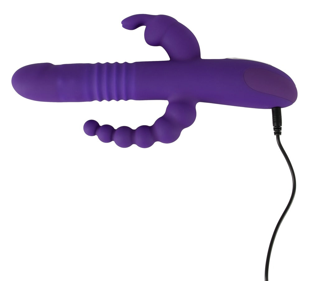 Sweet Smile Triple Thrusting V - Vibrador Punto G Triple Estimulación