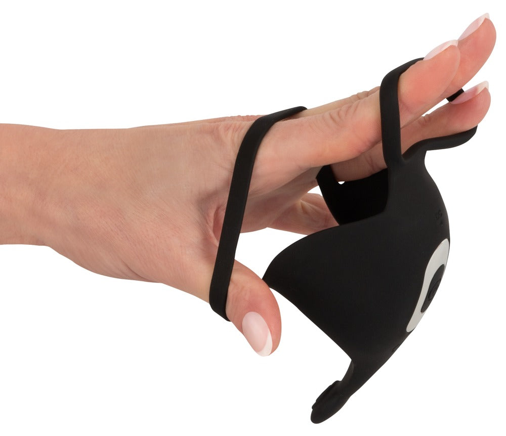 Anillo para el pene Rebel con masajeador de testículos RC