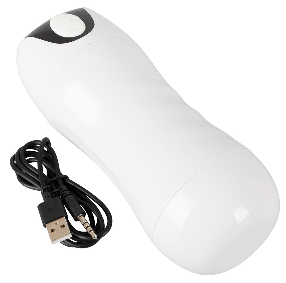 Stroker Masturbador con Vibración y Succión - 10 Modos