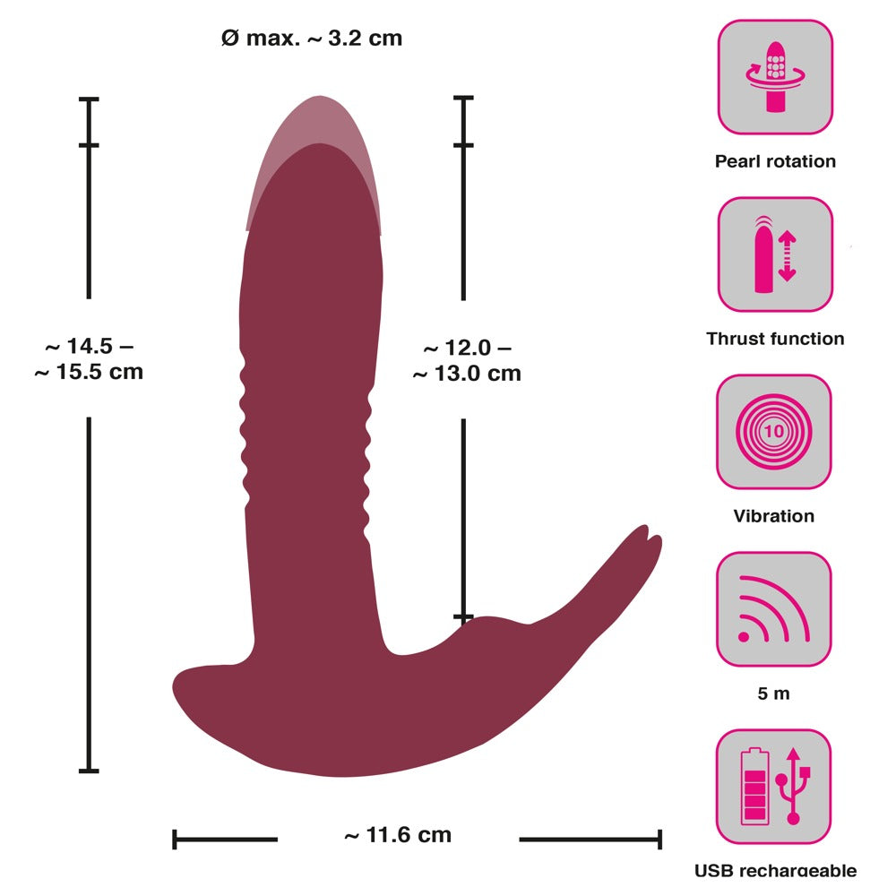 Javida RC Hands-free 3 Funciones - Vibrador Manos Libres Discreto