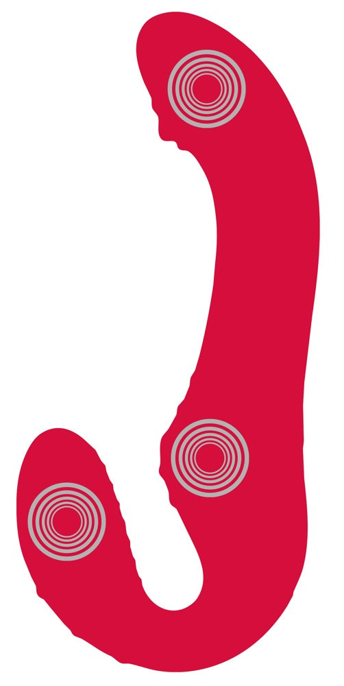 RC Strapless Strap-On 3 - Arnés Vibrador Inalámbrico con Control Remoto