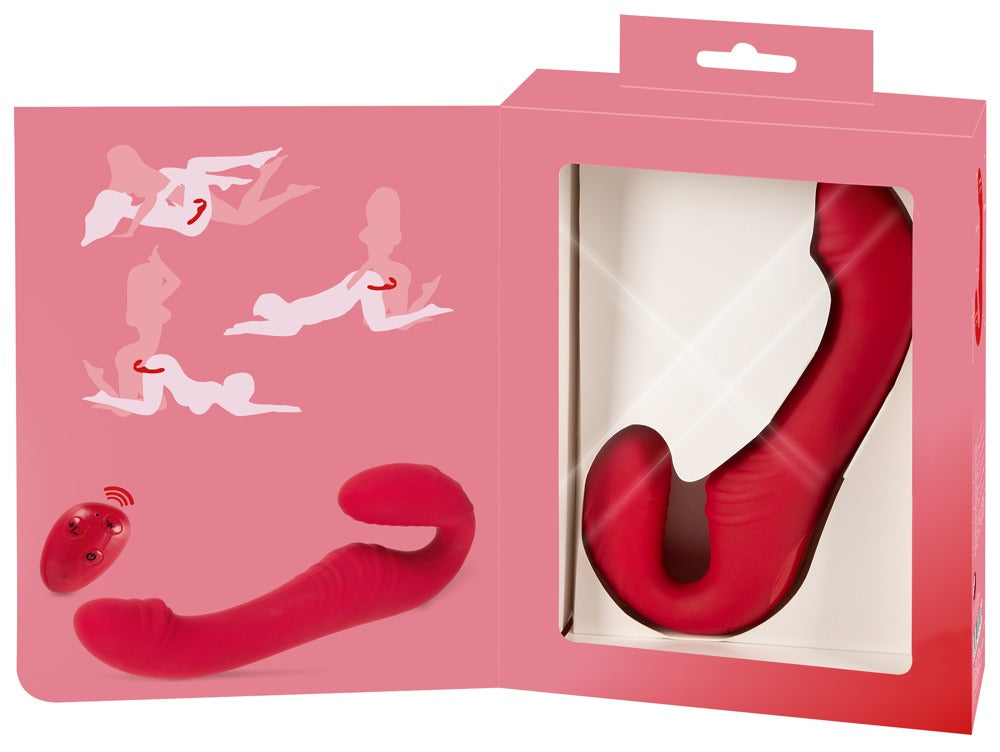 RC Strapless Strap-On 3 - Arnés Vibrador Inalámbrico con Control Remoto