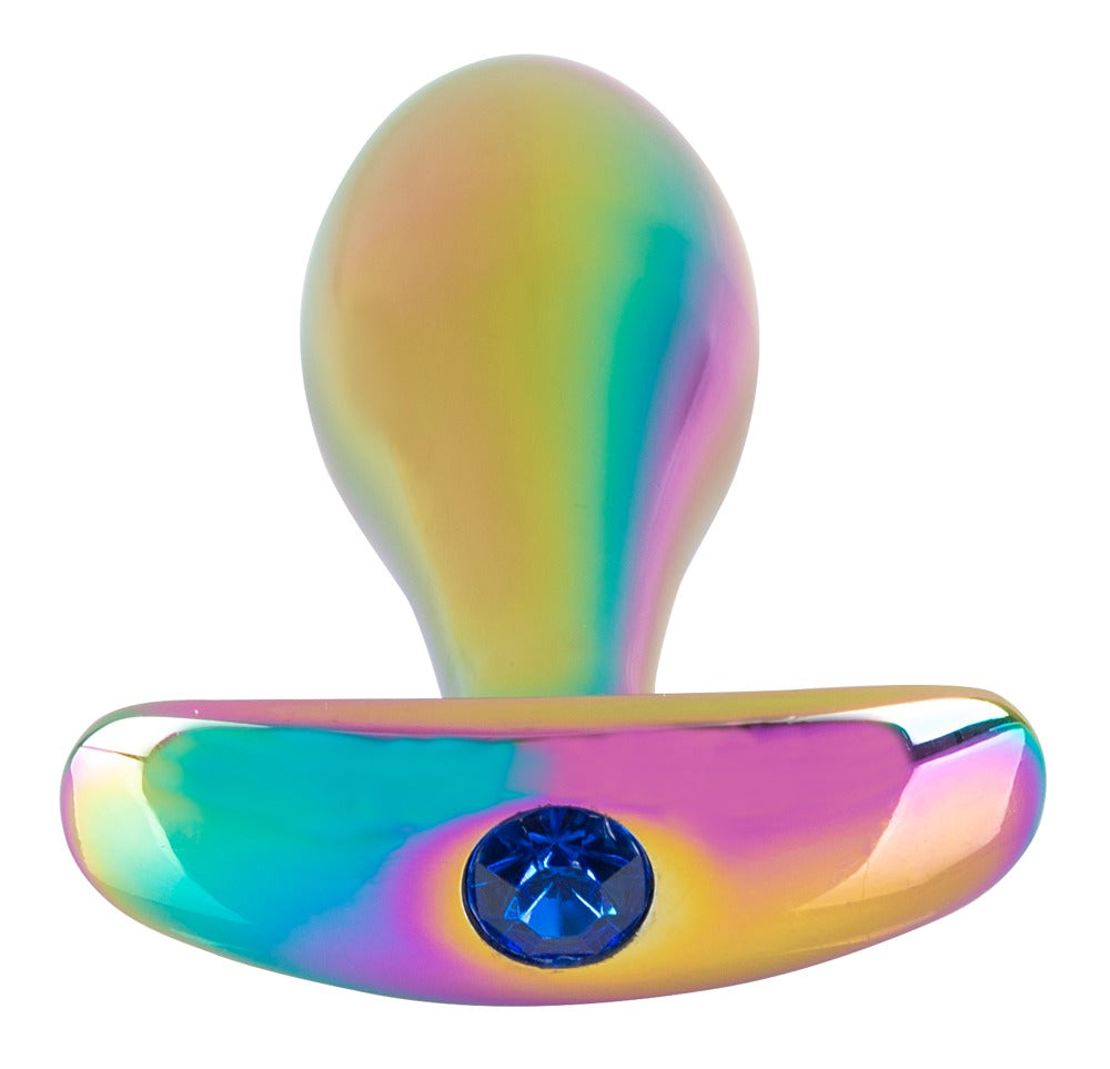Juego de Plugs Anales Metálicos Arco Iris ANOS - 2 Piezas