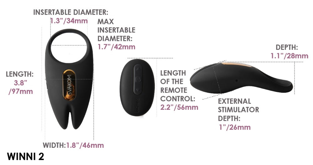 Anillo Vibrador Winni 2 de Svakom con Control por App