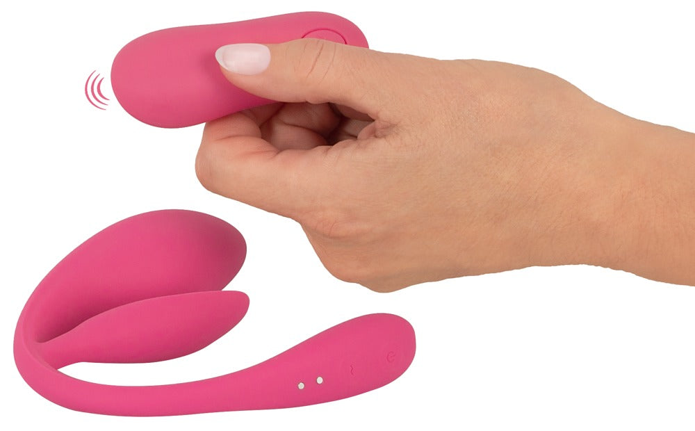 Sweet Smile RC Double Pleasure - Huevo Vibrador Dual con Mando a Distancia