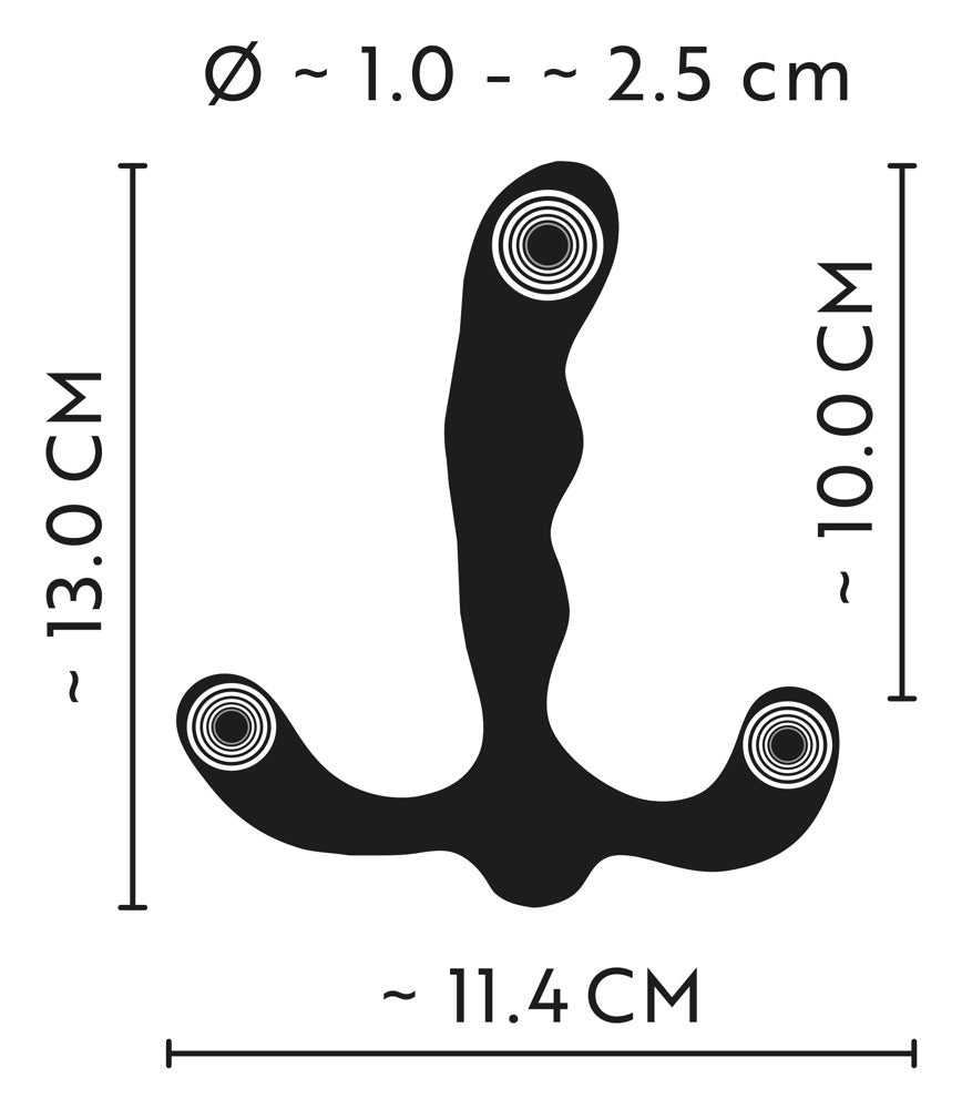 ANOS 3 Motor Prostate Plug - Estimulador Anal Triple Estimulación