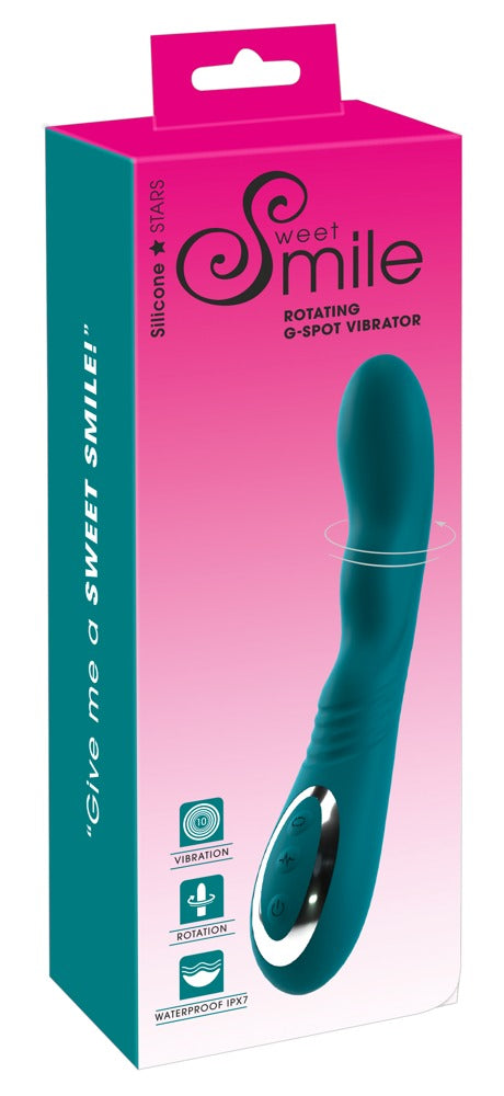 Sweet Smile Rotating Vibrator - Vibrador Punto G con Rotación y 10 Modos
