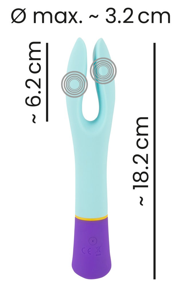 Bunt. Double Vibrator - Vibrador Doble con 2 Brazos Móviles