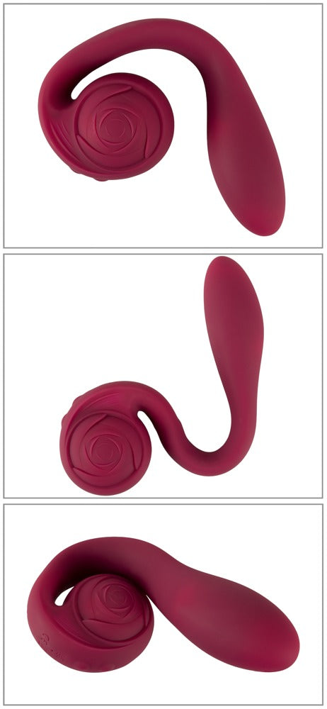 Rose Bendable Vibrator - Vibrador Flexible con Estimulación Dual