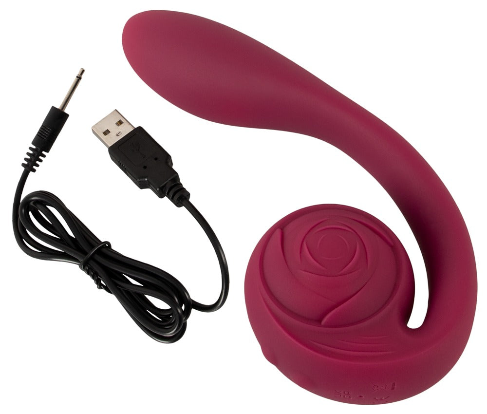 Rose Bendable Vibrator - Vibrador Flexible con Estimulación Dual