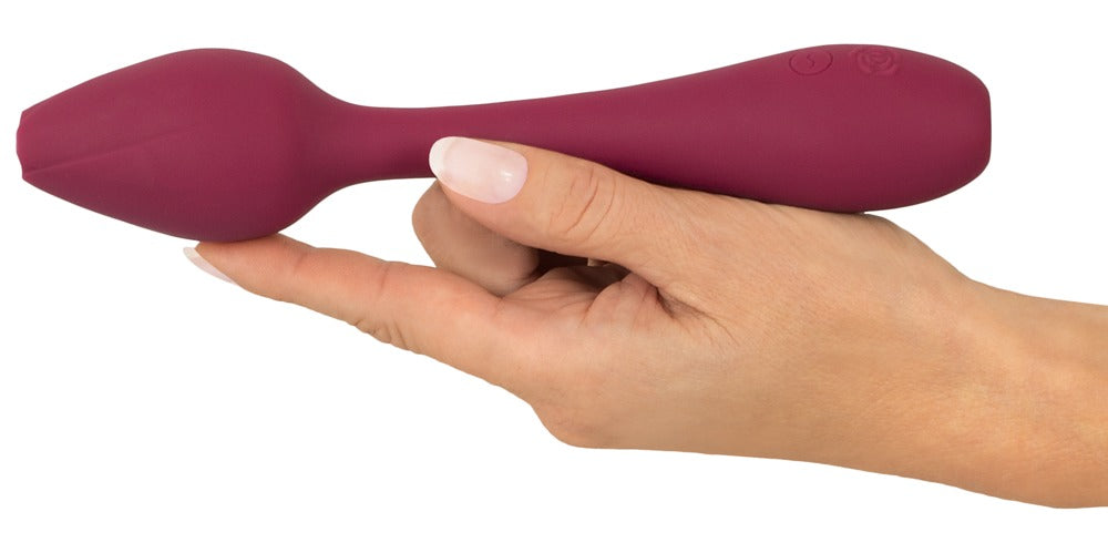Rose G-Spot Vibrator Rosenrot - Vibrador Punto G Plegable