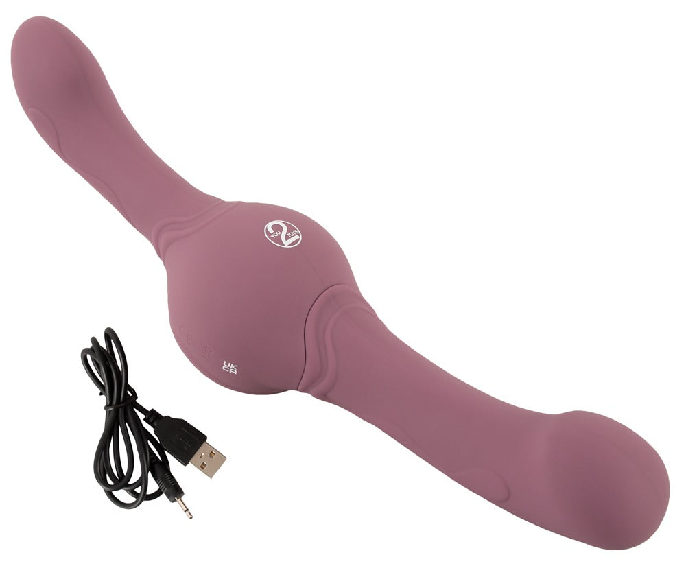 Strong Shaking Double Vibe You2Toys - Vibrador Doble con Motor Potente