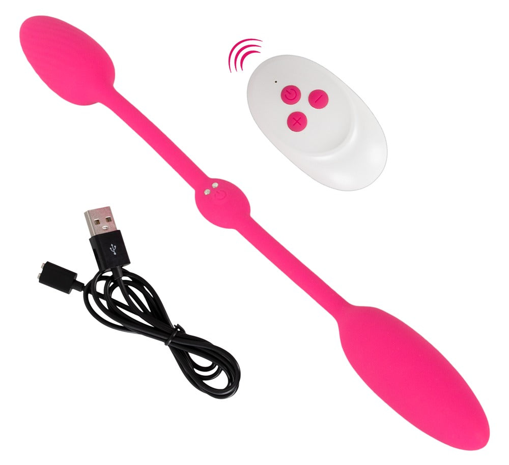 RC Double Pleasure Love Balls - Bolas Chinas Vibrantes con Control Remoto