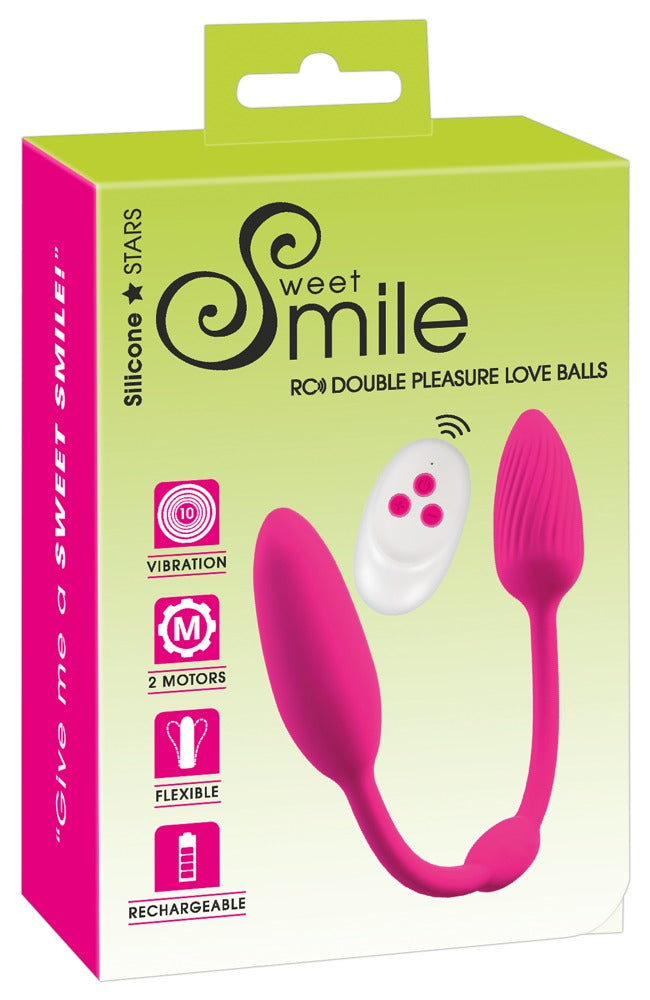 RC Double Pleasure Love Balls - Bolas Chinas Vibrantes con Control Remoto