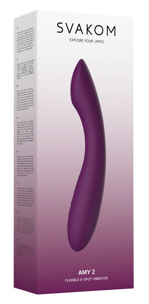 Vibrador Amy 2 de SVAKOM - Estimulación Ergonómica Zona G