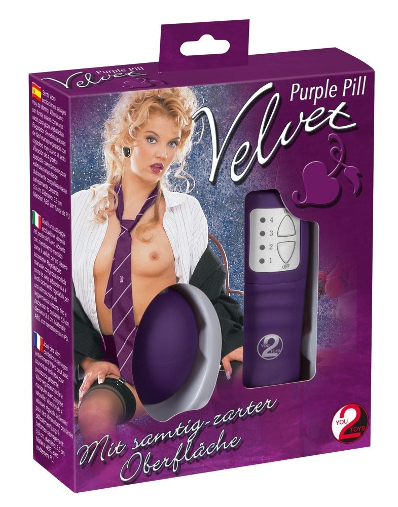 Velvet Purple Pill - Huevo Vibrador You2Toys