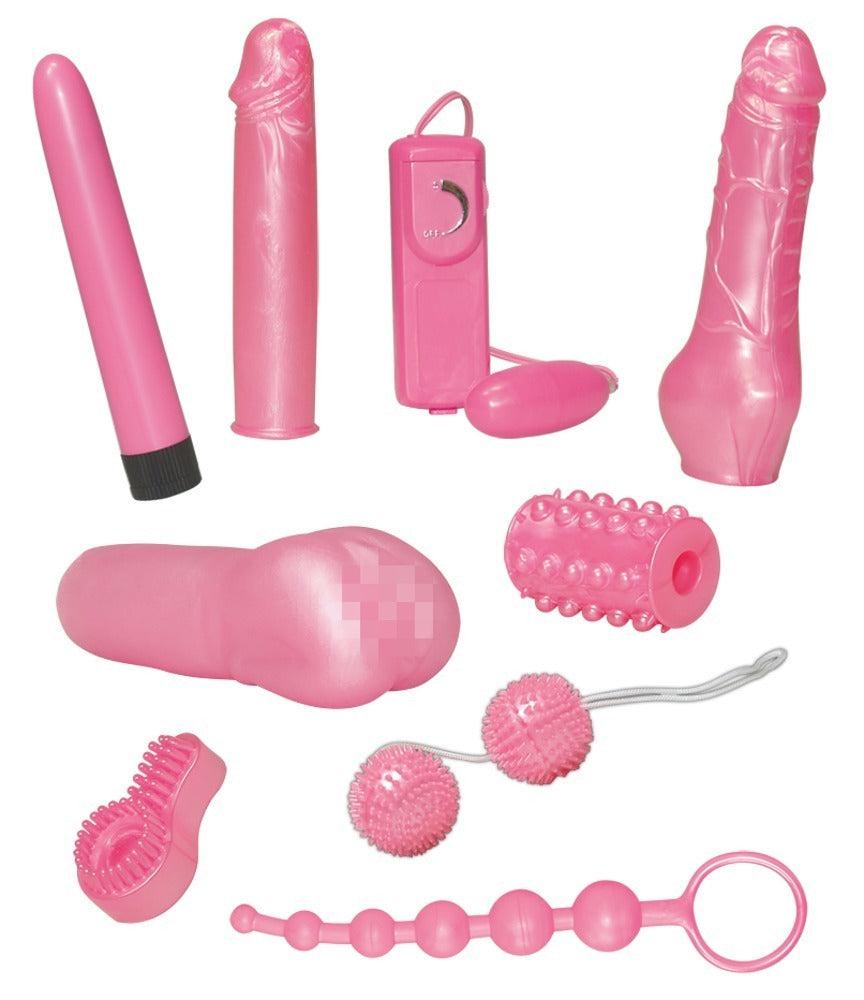 Candy Toy Set You2Toys - Kit 9 Piezas Rosa Caramelo con Vibrador