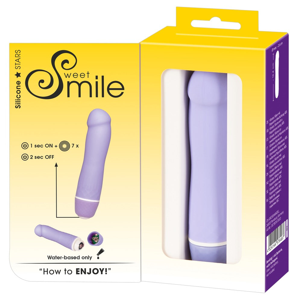 Sweet Smile Sweety - Minivibrador de Silicona con 7 Ritmos