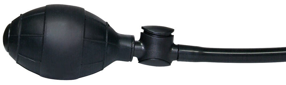 True Black Vibrating Butt Plug Inflable con Bomba y 7 Velocidades